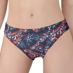 Paisley Floral Bohemian Pattern Print Women's Panties