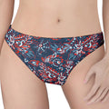 Paisley Floral Bohemian Pattern Print Women's Thong
