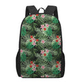 Palm Hawaiian Tropical Pattern Print 17 Inch Backpack