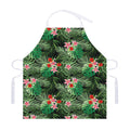 Palm Hawaiian Tropical Pattern Print Adjustable Apron
