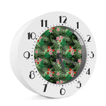 Palm Hawaiian Tropical Pattern Print Alarm Clock