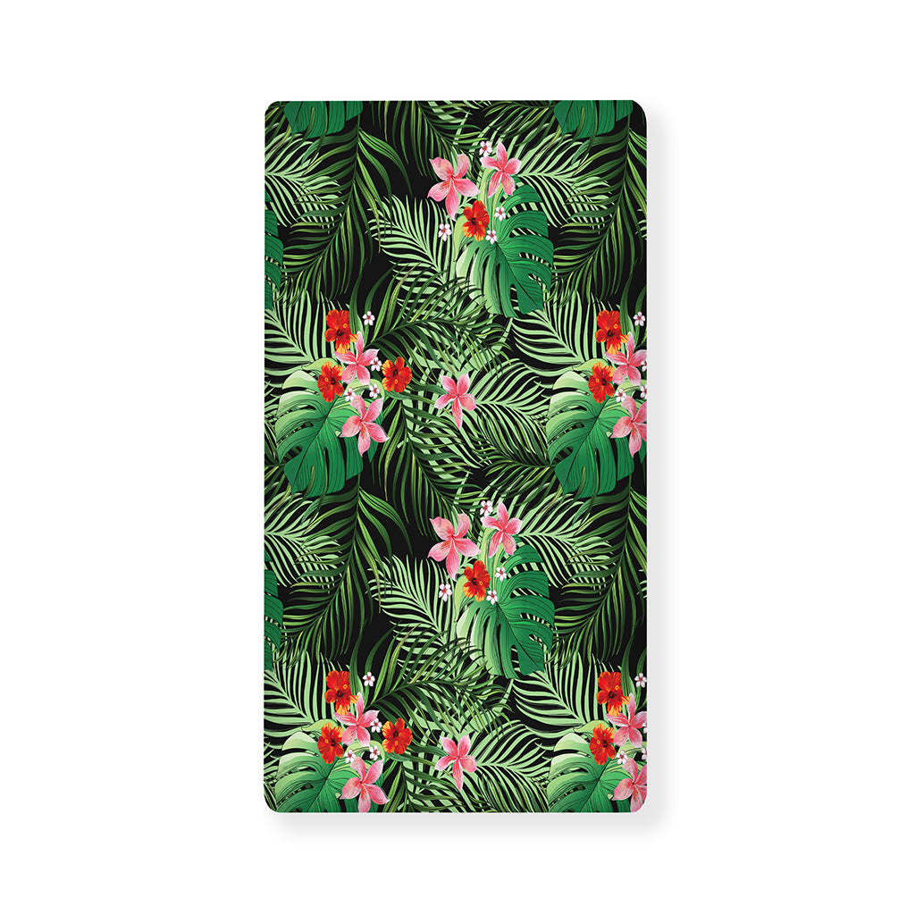 Palm Hawaiian Tropical Pattern Print Baby Crib Sheet
