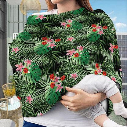 Palm Hawaiian Tropical Pattern Print Baby Seat Cover