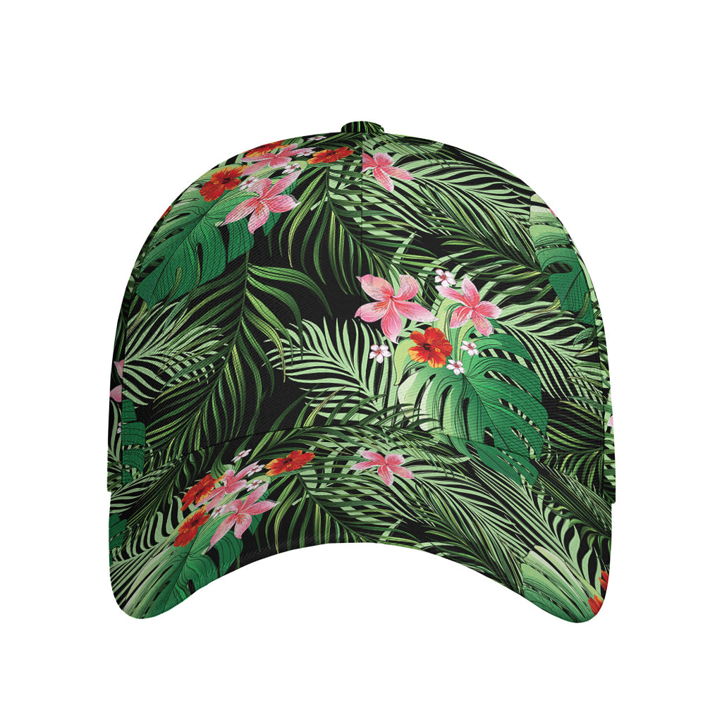 Palm Hawaiian Tropical Pattern Print Baseball Cap