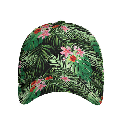 Palm Hawaiian Tropical Pattern Print Baseball Cap