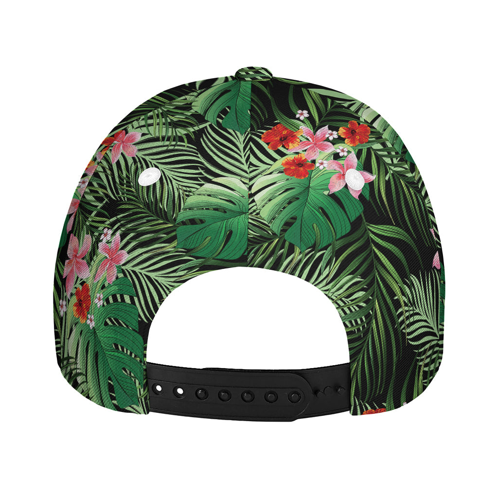 Palm Hawaiian Tropical Pattern Print Baseball Cap