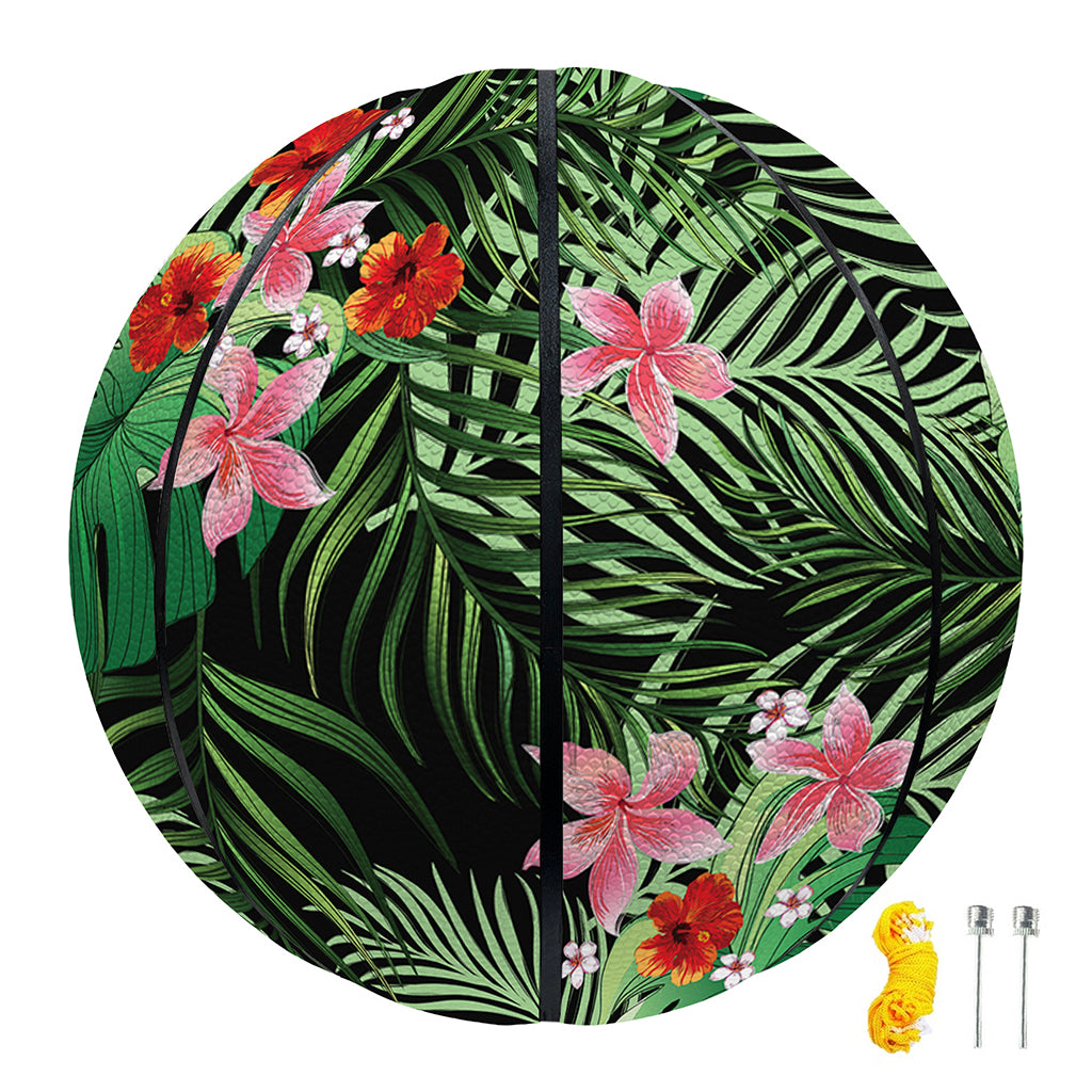 Palm Hawaiian Tropical Pattern Print Basketball