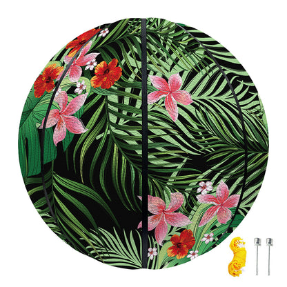 Palm Hawaiian Tropical Pattern Print Basketball