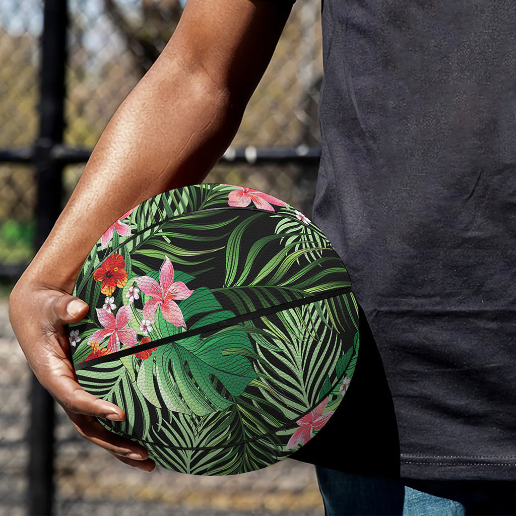 Palm Hawaiian Tropical Pattern Print Basketball