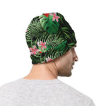 Palm Hawaiian Tropical Pattern Print Beanie