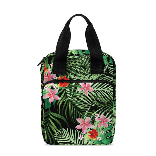 Palm Hawaiian Tropical Pattern Print Bible Tote Bag