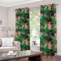 Palm Hawaiian Tropical Pattern Print Dimout Grommet Curtains