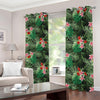 Palm Hawaiian Tropical Pattern Print Blackout Grommet Curtains