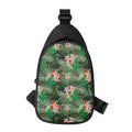 Palm Hawaiian Tropical Pattern Print Sling Bag
