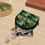 Palm Hawaiian Tropical Pattern Print Coin Purse