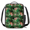 Palm Hawaiian Tropical Pattern Print Crossbody Lunch Bag