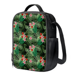 Palm Hawaiian Tropical Pattern Print Crossbody Lunch Bag