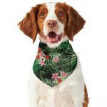Palm Hawaiian Tropical Pattern Print Dog Bandana