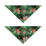 Palm Hawaiian Tropical Pattern Print Dog Bandana