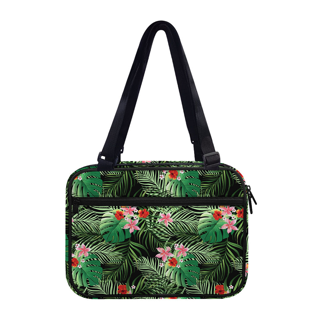Palm Hawaiian Tropical Pattern Print Double Strap Bible Bag