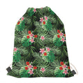 Palm Hawaiian Tropical Pattern Print Drawstring Bag