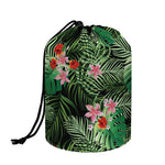 Palm Hawaiian Tropical Pattern Print Drawstring Makeup Bag