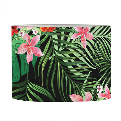 Palm Hawaiian Tropical Pattern Print Drum Lamp Shade