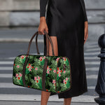 Palm Hawaiian Tropical Pattern Print Duffle Bag