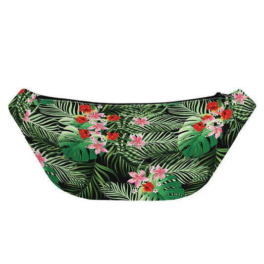 Palm Hawaiian Tropical Pattern Print Fanny Pack