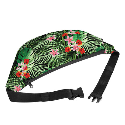 Palm Hawaiian Tropical Pattern Print Fanny Pack