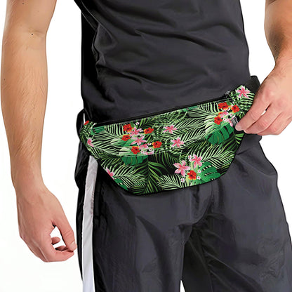 Palm Hawaiian Tropical Pattern Print Fanny Pack