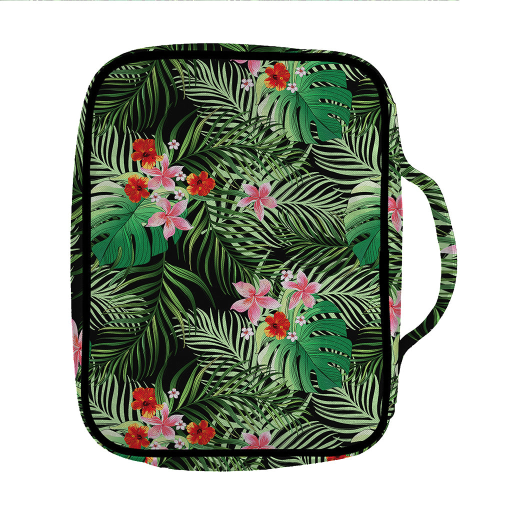 Palm Hawaiian Tropical Pattern Print Front Pocket Bible Bag