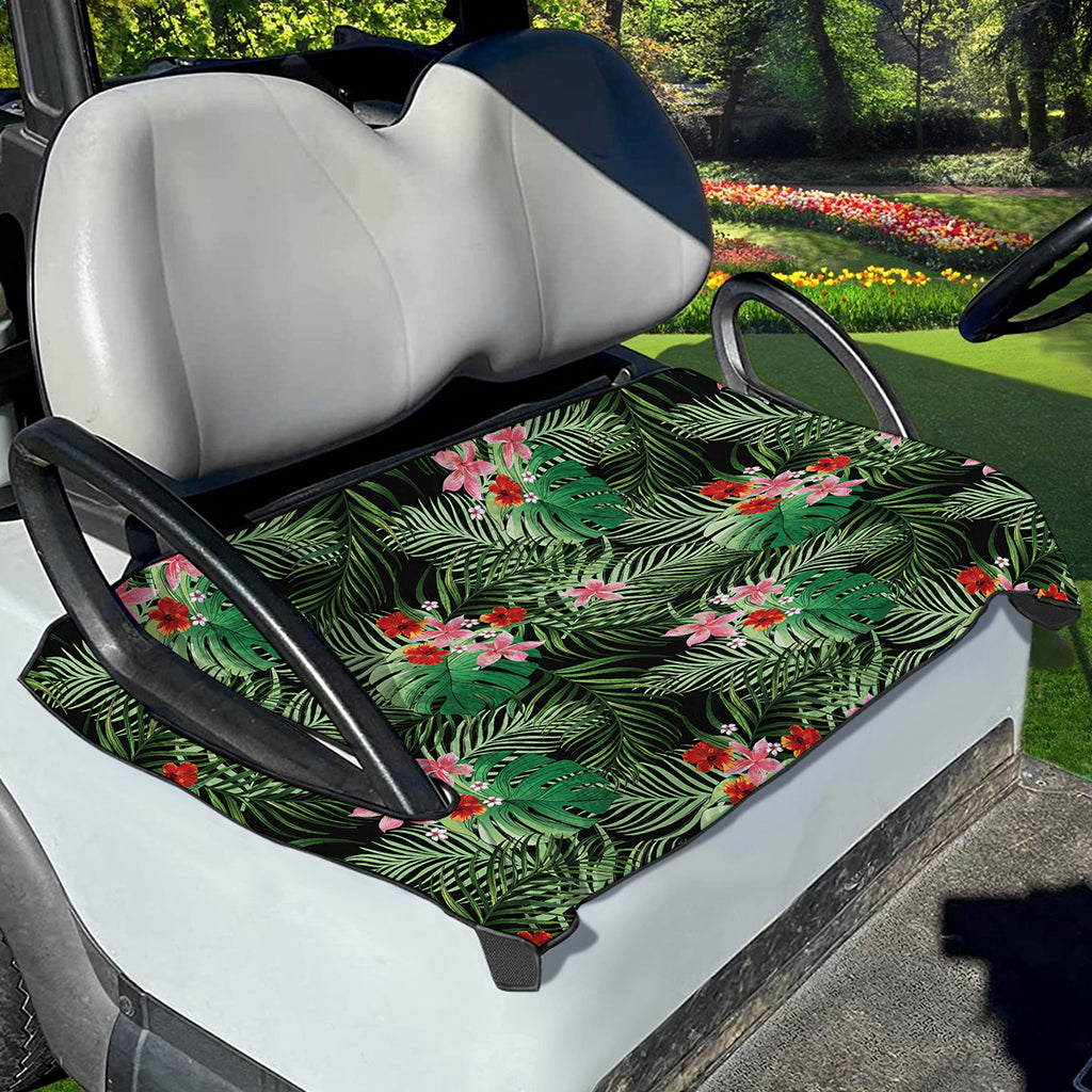 Palm Hawaiian Tropical Pattern Print Golf Cart Seat Cover