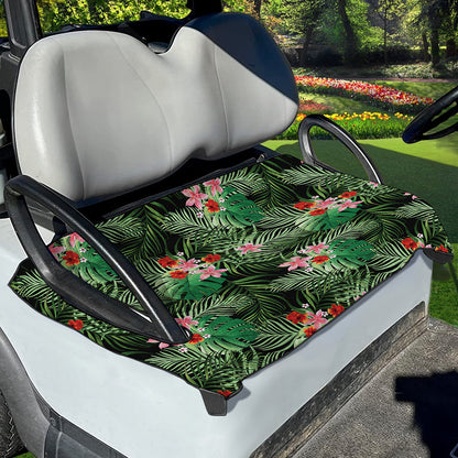 Palm Hawaiian Tropical Pattern Print Golf Cart Seat Cover