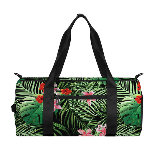 Palm Hawaiian Tropical Pattern Print Gym Bag