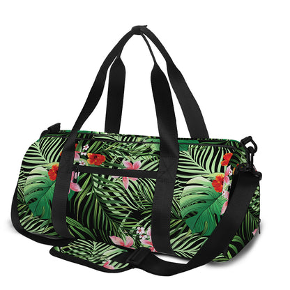 Palm Hawaiian Tropical Pattern Print Gym Bag