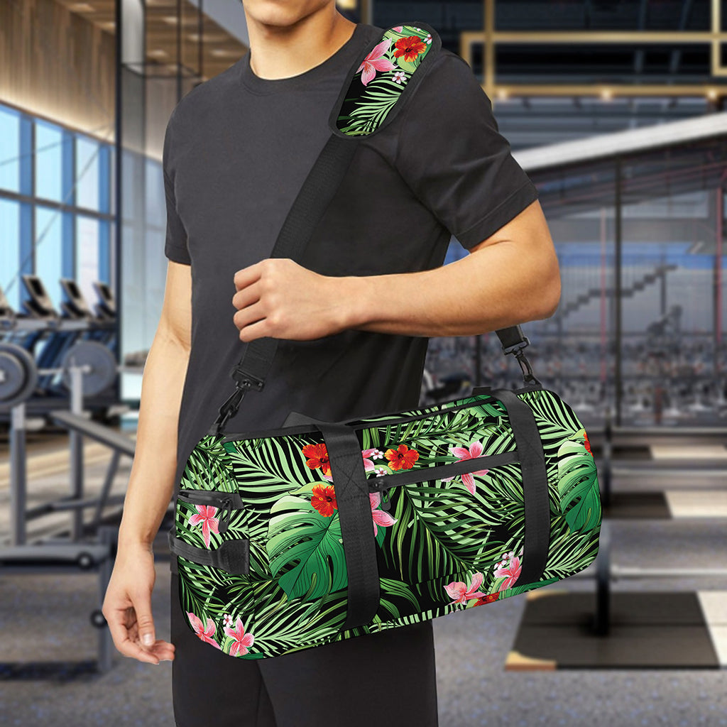Palm Hawaiian Tropical Pattern Print Gym Bag
