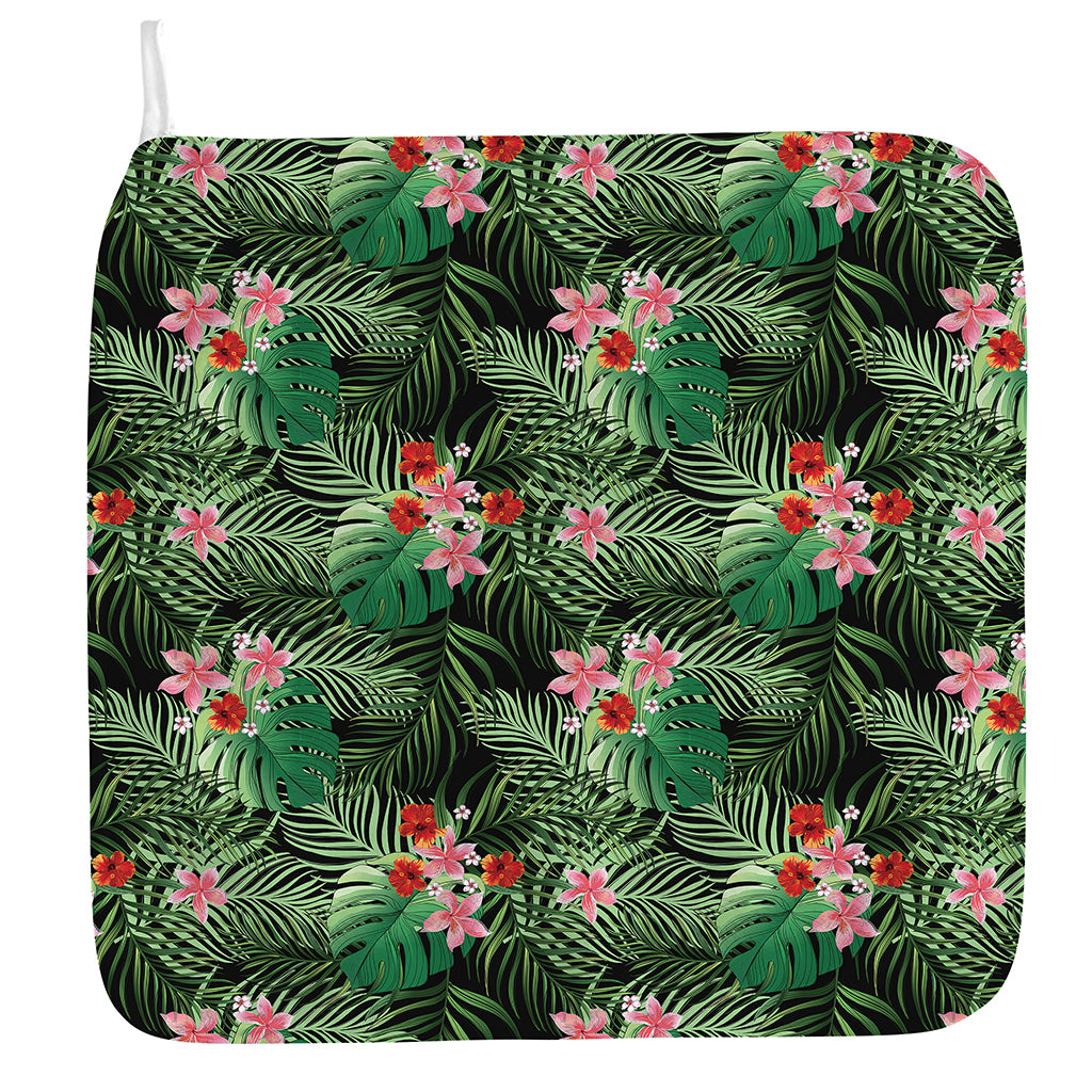 Palm Hawaiian Tropical Pattern Print Hand Towel