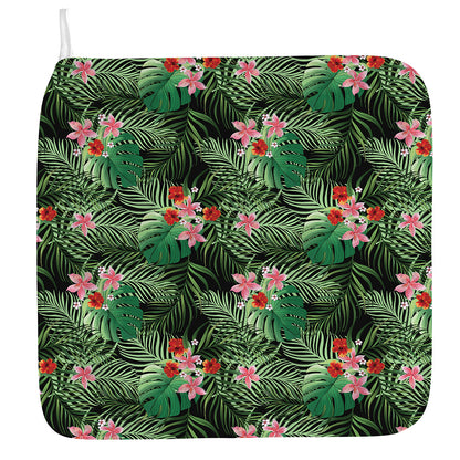 Palm Hawaiian Tropical Pattern Print Hand Towel