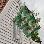 Palm Hawaiian Tropical Pattern Print House Flag