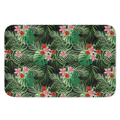 Palm Hawaiian Tropical Pattern Print Indoor Door Mat