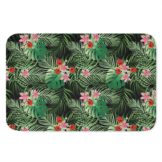Palm Hawaiian Tropical Pattern Print Indoor Door Mat