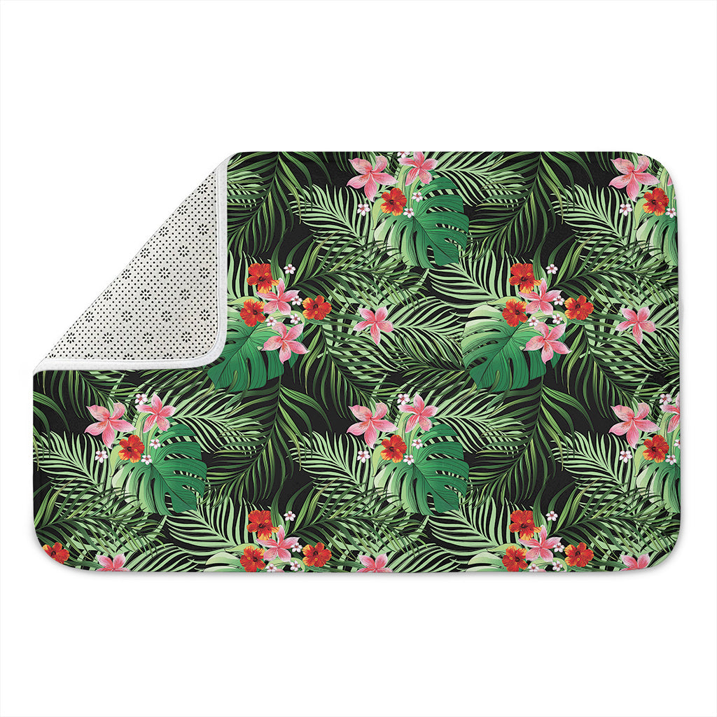 Palm Hawaiian Tropical Pattern Print Indoor Door Mat