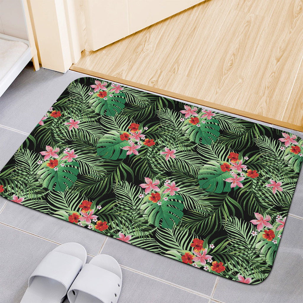 Palm Hawaiian Tropical Pattern Print Indoor Door Mat