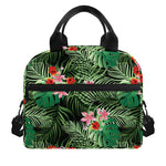 Palm Hawaiian Tropical Pattern Print Insulated Lunch Bag