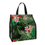 Palm Hawaiian Tropical Pattern Print Insulated Lunch Tote