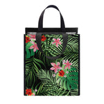 Palm Hawaiian Tropical Pattern Print Insulated Lunch Tote