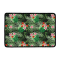 Palm Hawaiian Tropical Pattern Print Kitchen Mat
