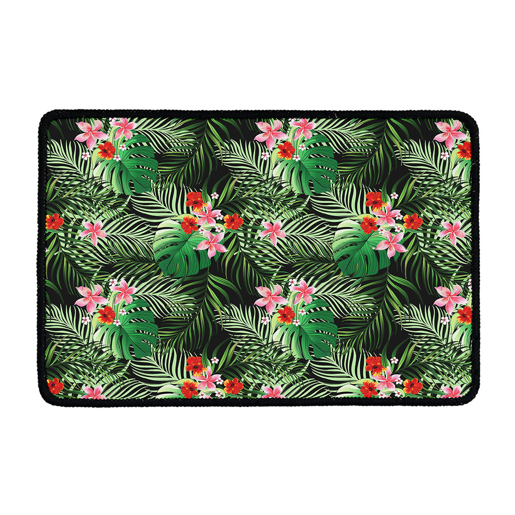 Palm Hawaiian Tropical Pattern Print Kitchen Mat