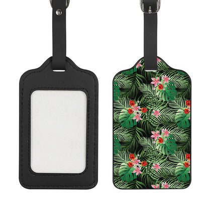 Palm Hawaiian Tropical Pattern Print Luggage Tag